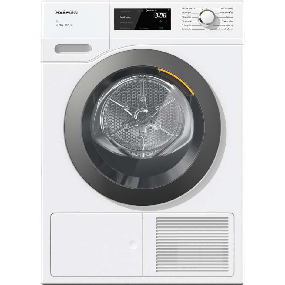 Miele TCF770WP Asciugatrice a pompa di calore Capacita 8 Kg Classe A+++ Classe Bianco