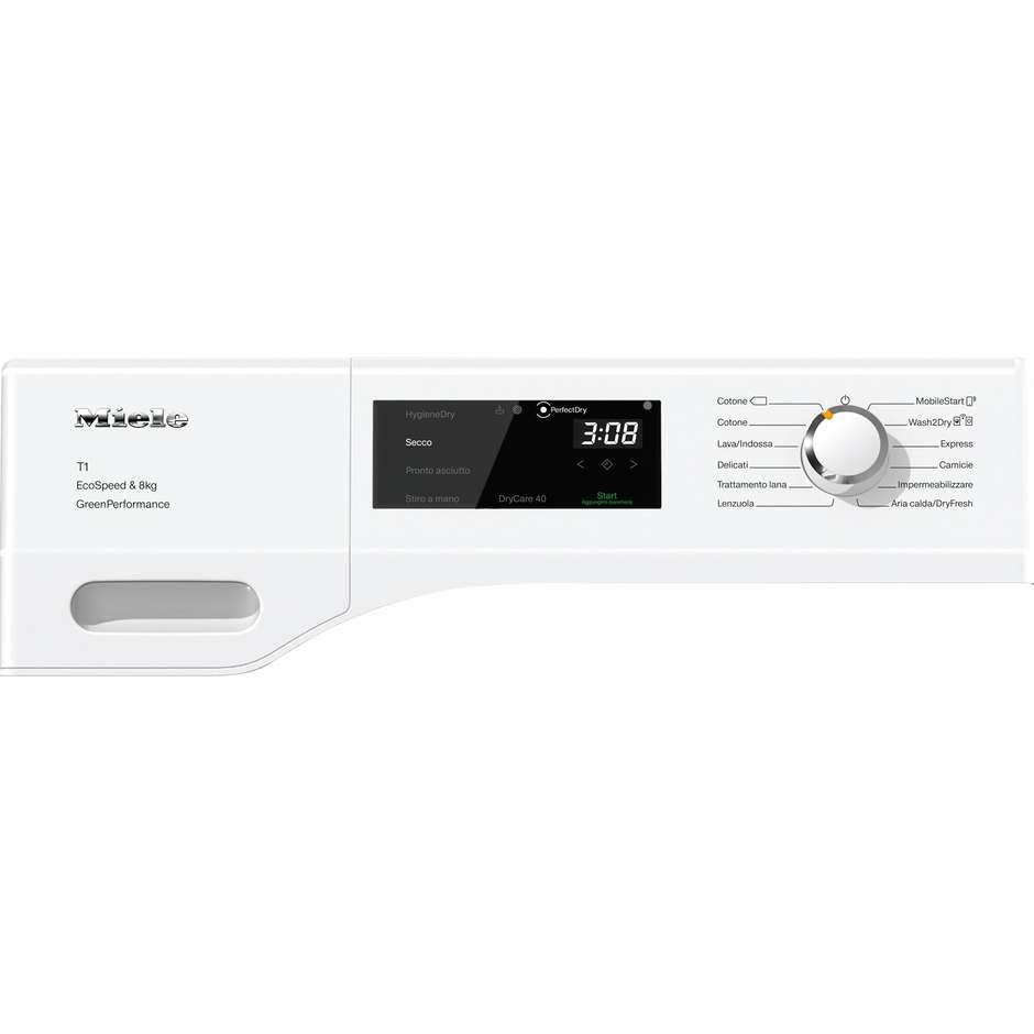 Miele TCF770WP Asciugatrice a pompa di calore Capacita 8 Kg Classe A+++ Classe Bianco