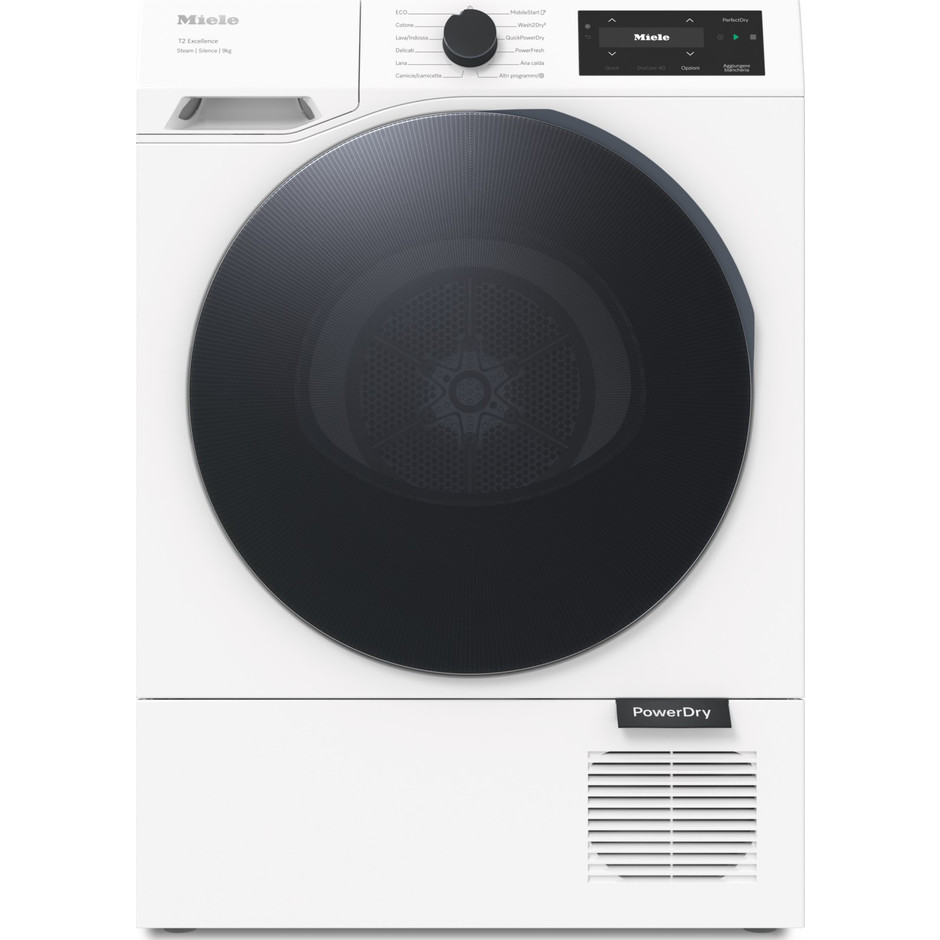 Miele TE717I WP Asciugatrice T2 a pompa di calore 9 kg classe B SteamCare bianco loto