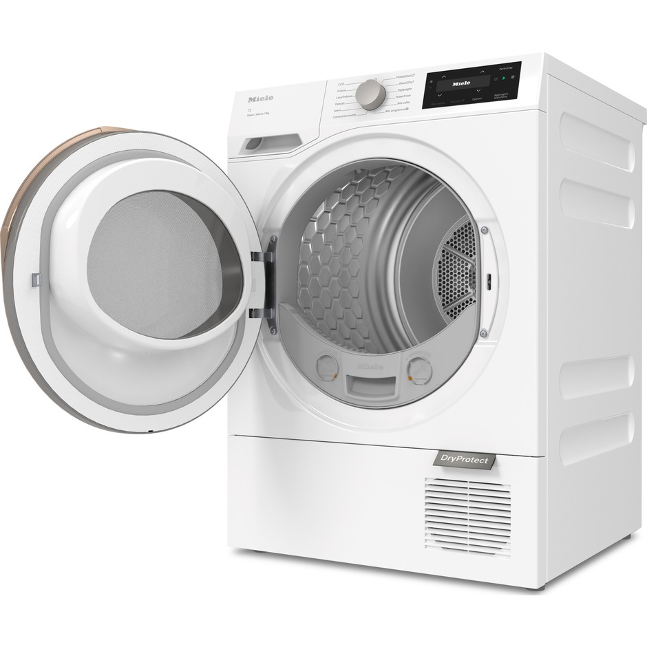 Miele TK740I WP Asciugatrice T2 a pompa di calore 9 kg classe A SteamCare bianco loto