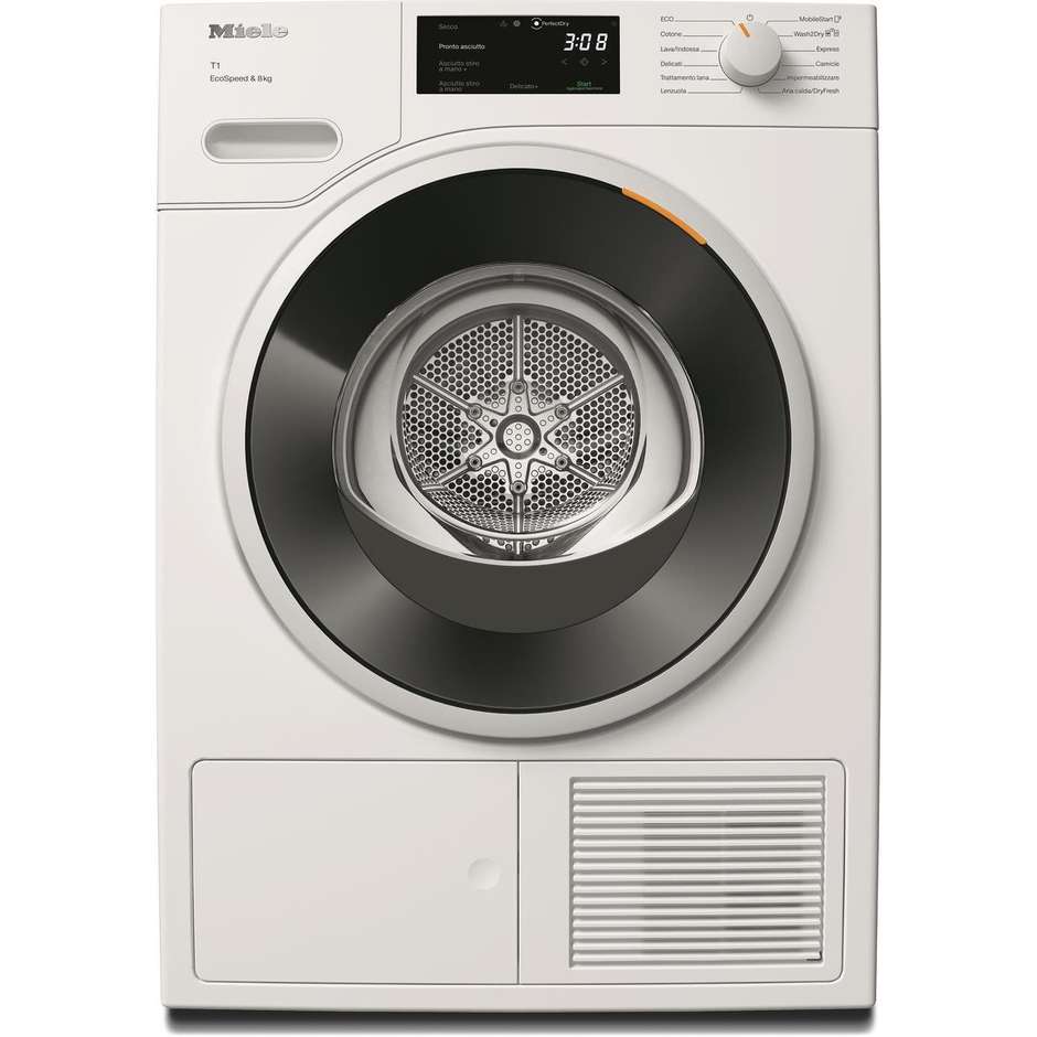 Miele TWC640WP Asciugatrice Caricamento frontale Capacita 8 Kg Classe C Colore  Bianco