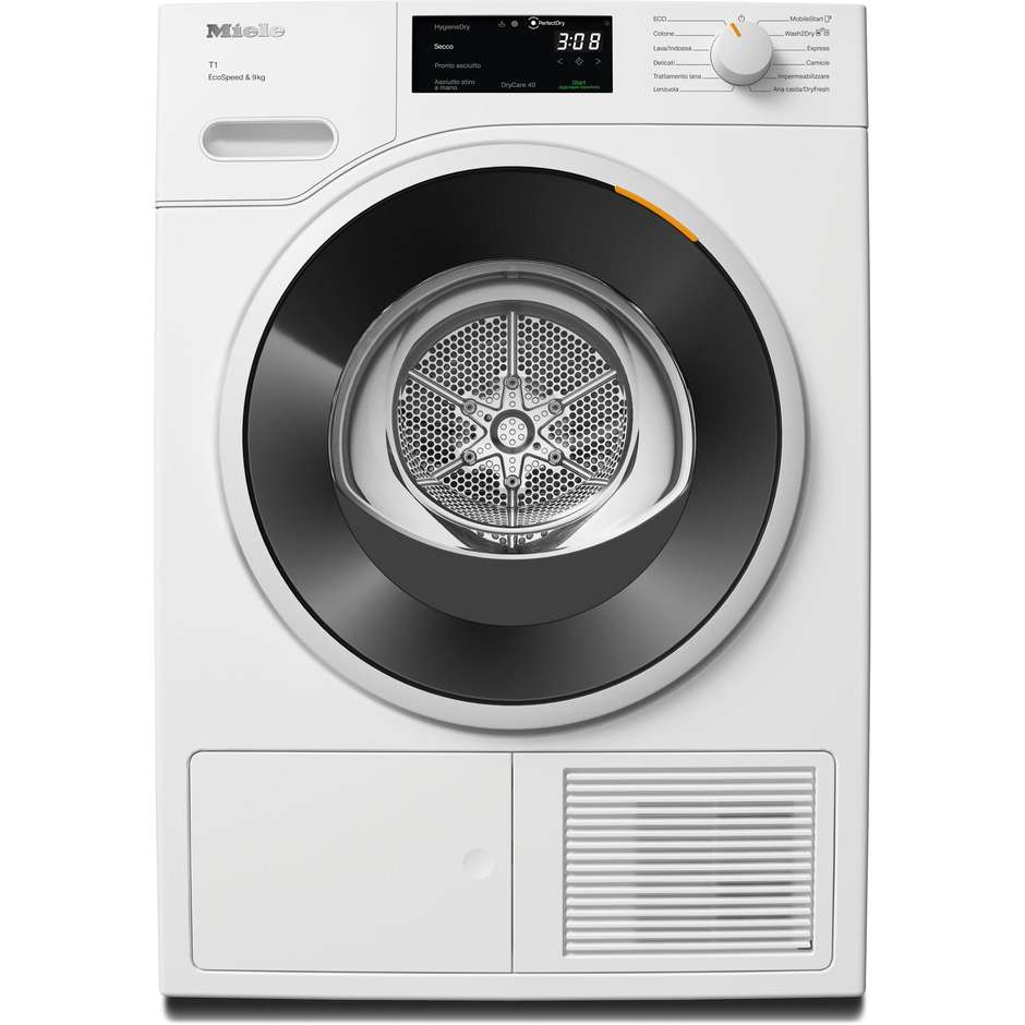 Miele TWD640WP Asciugatrice a carica frontale Capacita 9 Kg Classe A+++ Colore Bianco