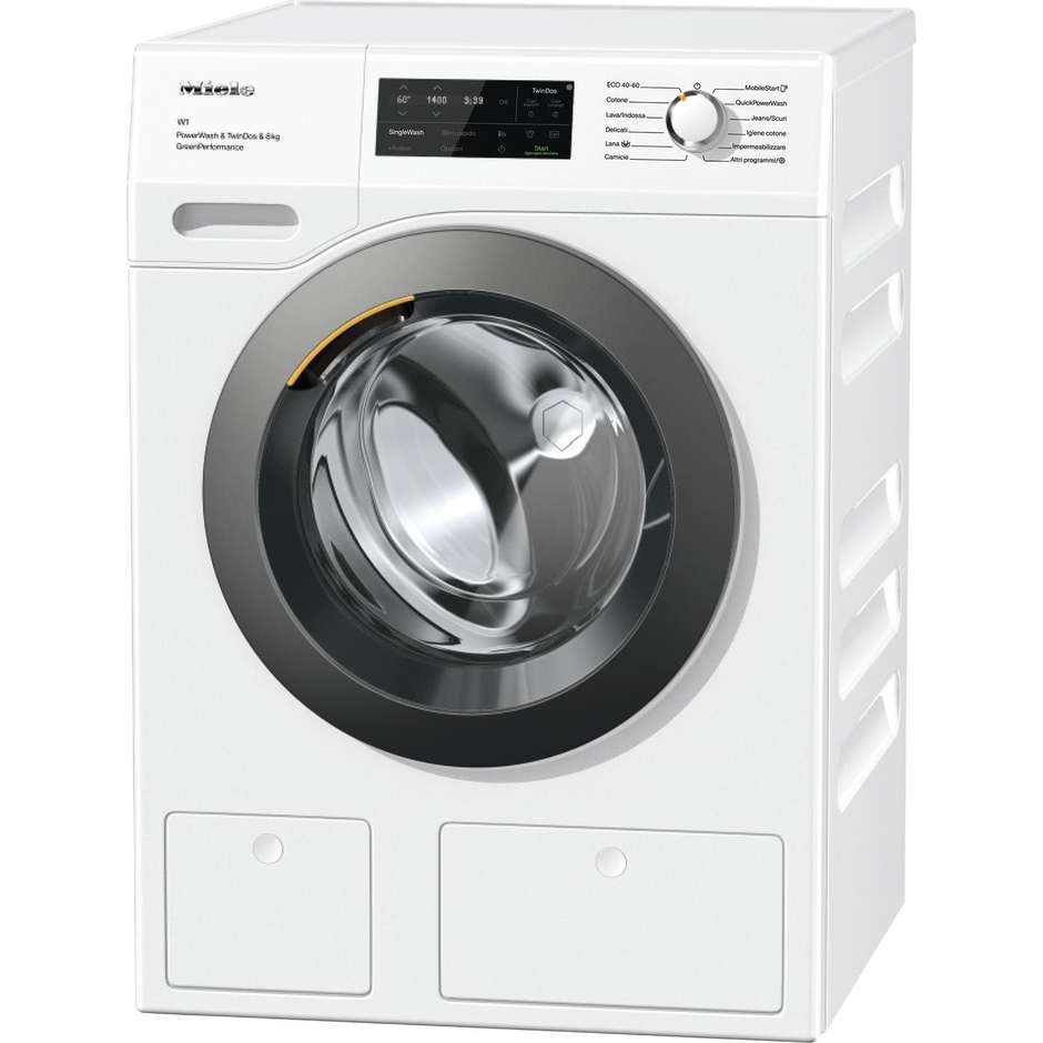 Miele WCH870WCS Lavatrice Carica Frontale Capacita 8 Kg 1400 Giri/min Classe A Colore Bianco