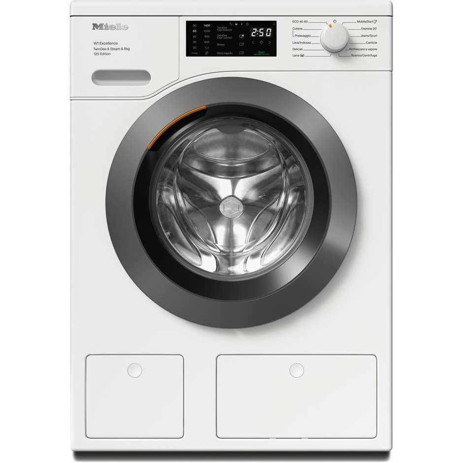 Miele WEB685WCS125Edition Lavatrice Carica Frontale Capacita 8 Kg 1400 Giri/min Classe A Colore Bianco