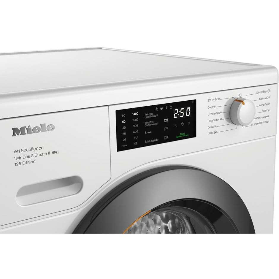 Miele WEB685WCS125Edition Lavatrice Carica Frontale Capacita 8 Kg 1400 Giri/min Classe A Colore Bianco