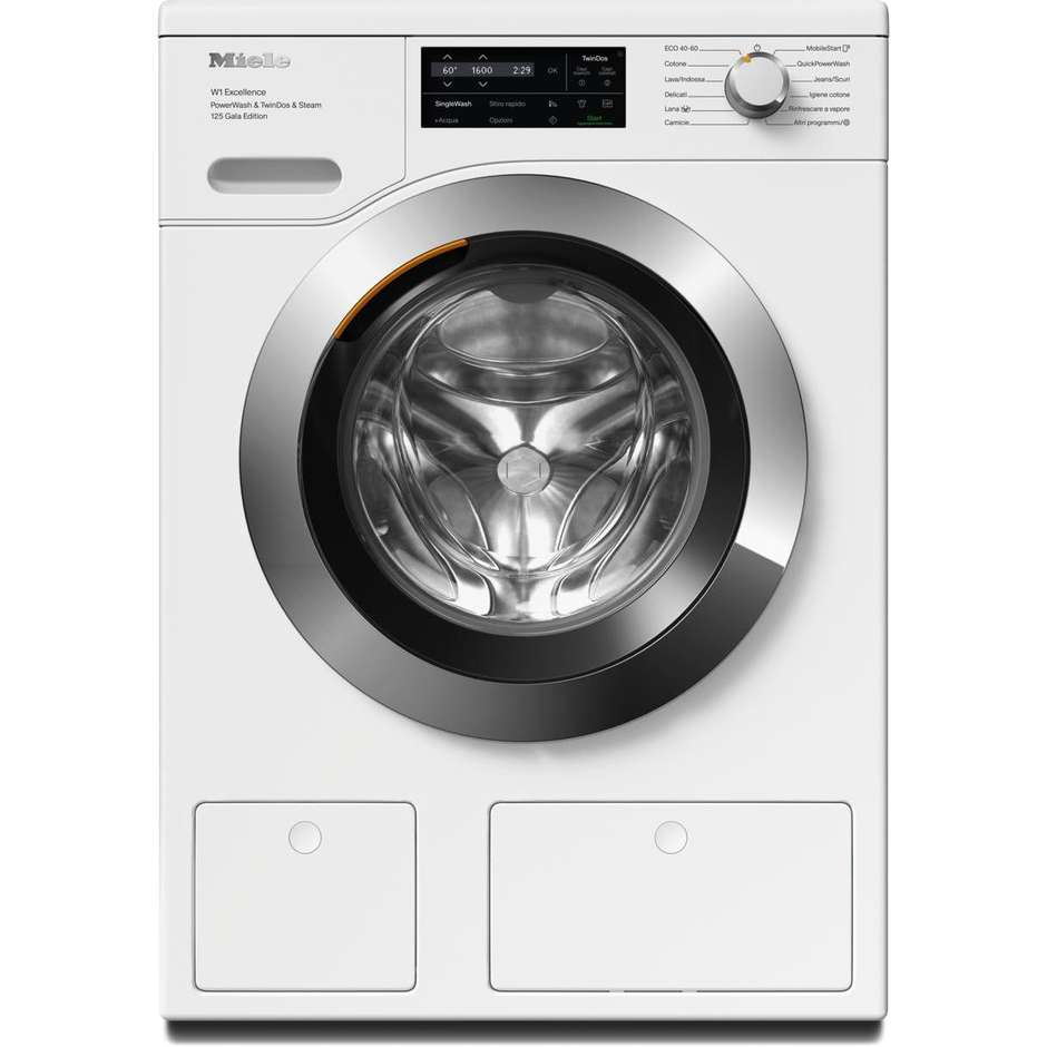 Miele WEI885 WCS 125 Gala Edition Lavatrice Carica Frontale Capacita 9kg 1600 Giri/min Classe A Colore Bianco