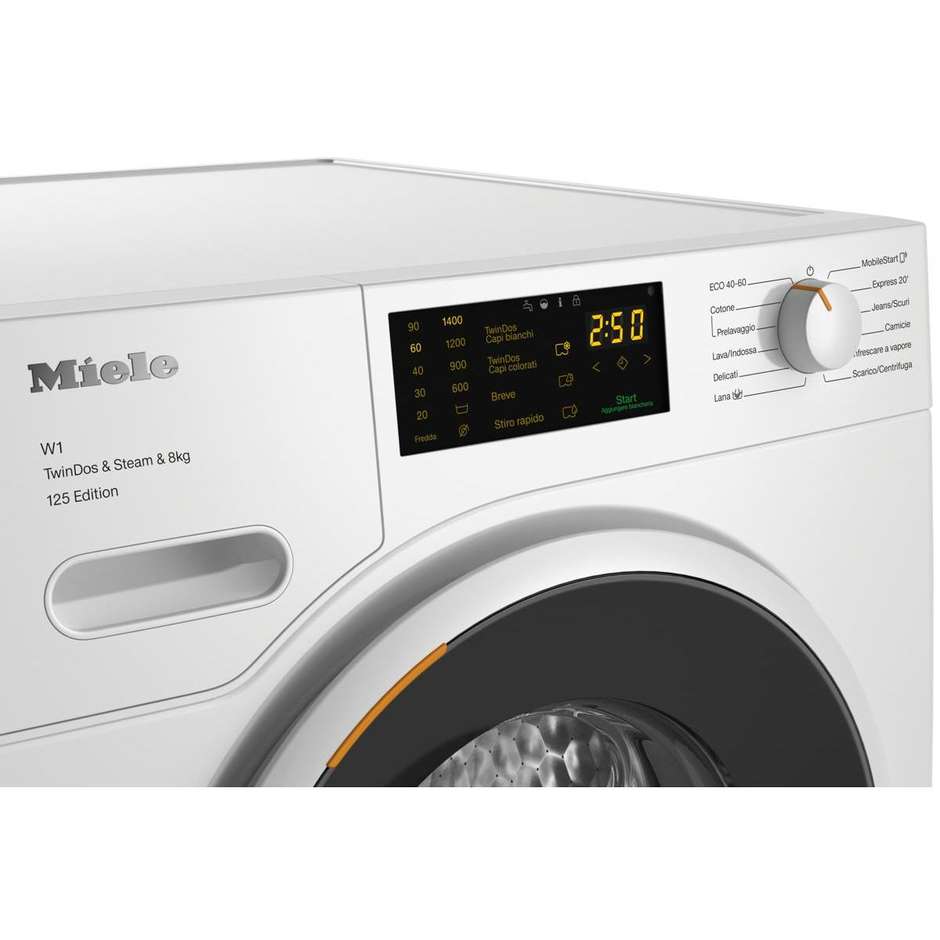 Miele WWB680WCS125 Edition Lavatrice Carica Frontale Capacita 8 Kg 1600 Classe B Colore Bianco