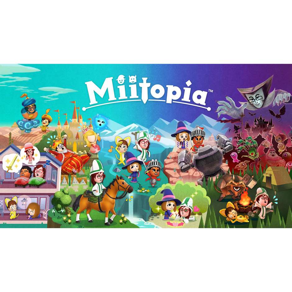 Miitopia per Nintendo Switch Gioco di Ruolo Comico con Personaggi Mii Personalizzabili Scheda di Gioco