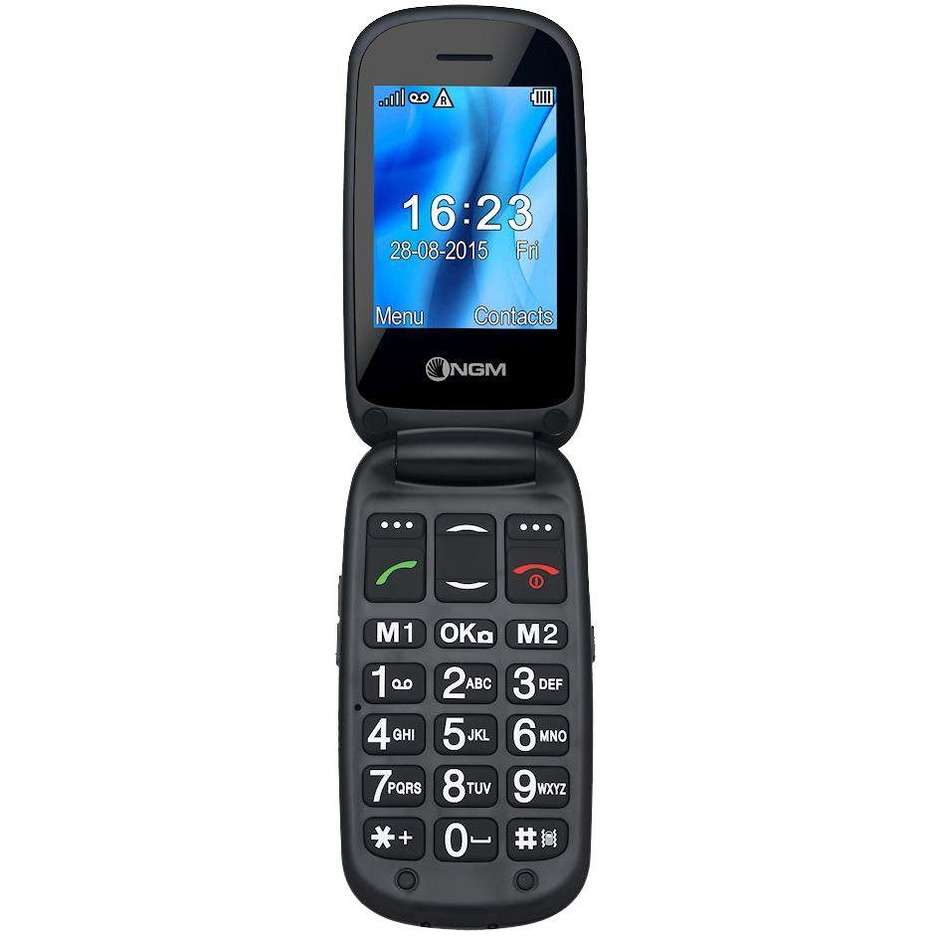 Mobile phone facile top black ngm senior 2.4"