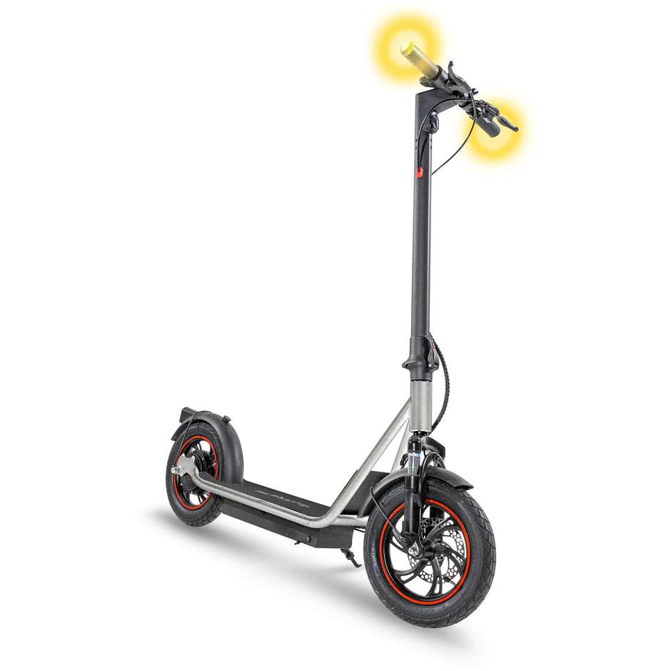 monopattino 12" aut.25km 25km/h 450w black silver