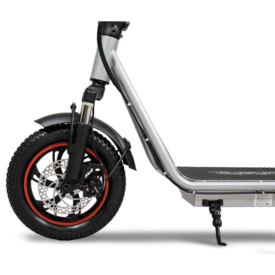 monopattino 12" aut.25km 25km/h 450w black silver