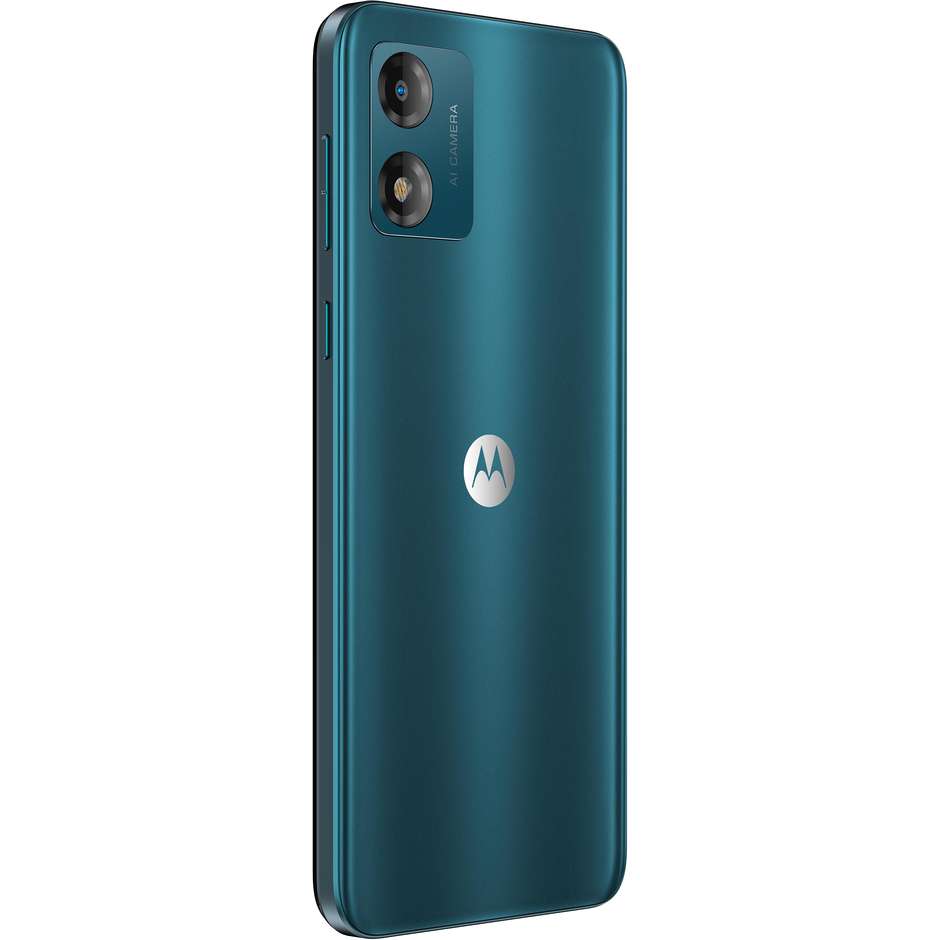 Motorola E13 Smartphone 6,5" HD Ram 2 Gb Memoria 64 Gb Android Colore Aurora Green