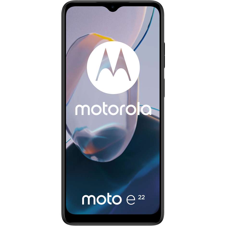 Motorola E22i Smartphone 4G 6.5" Ram 2 Gb Memoria 32 Gb Android 12 Colore Graphite Gray