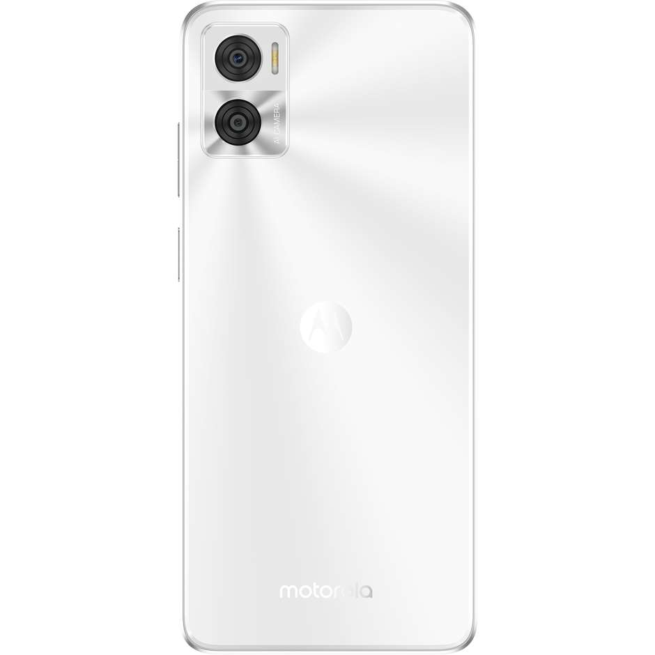 Motorola E22i Smartphone 4G 6.5" Ram 2 Gb Memoria 32 Gb Android 12 Colore Winter White