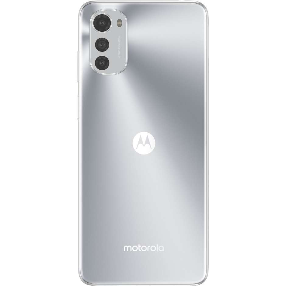 Motorola E32 Smartphone 6.5" Ram 4 Gb Memoria 64 Gb Android 11 Colore Argento