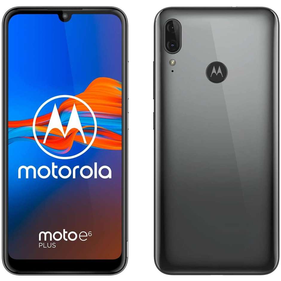 Motorola E6S Smartphone 6,1'' HD+ Ram 2 Gb Memoria 32 Gb Android 9 colore grigio