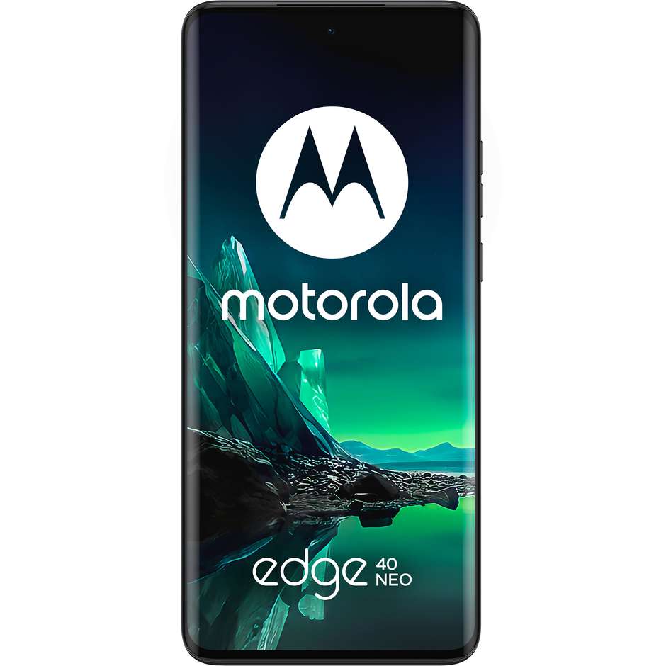 Motorola Edge 40 Neo Smartphone 5G  6.55" Ram 12 Gb Memoria 256 Gb Android 13 Colore Nero