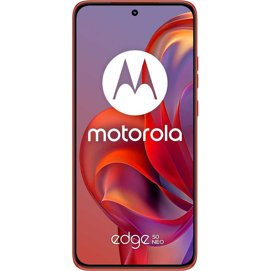 Motorola Edge 50 Neo Smartphone 5G 6.36" Ram 8 GB Memoria 256 GB Android 14 Colore Rosso