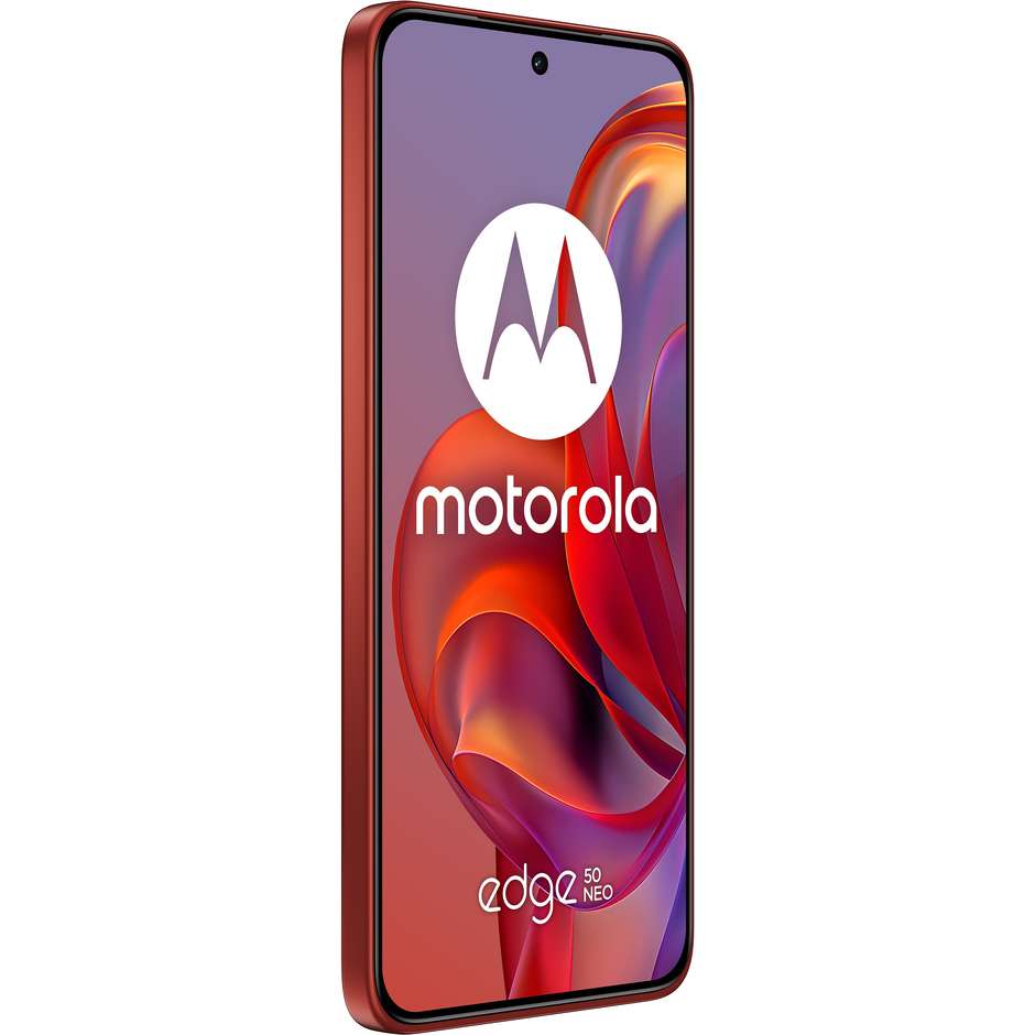 Motorola Edge 50 Neo Smartphone 5G 6.36" Ram 8 GB Memoria 256 GB Android 14 Colore Rosso