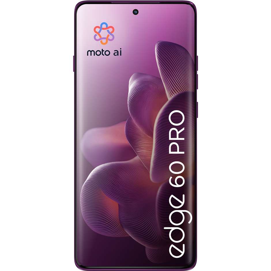 Motorola edge 60 pro Smartphone 5G 6.67" Ram 12 GB Memoria 512 GB Android 15 Colore Viola