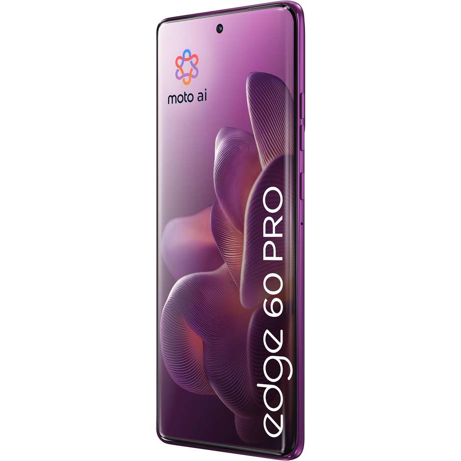 Motorola edge 60 pro Smartphone 5G 6.67" Ram 12 GB Memoria 512 GB Android 15 Colore Viola