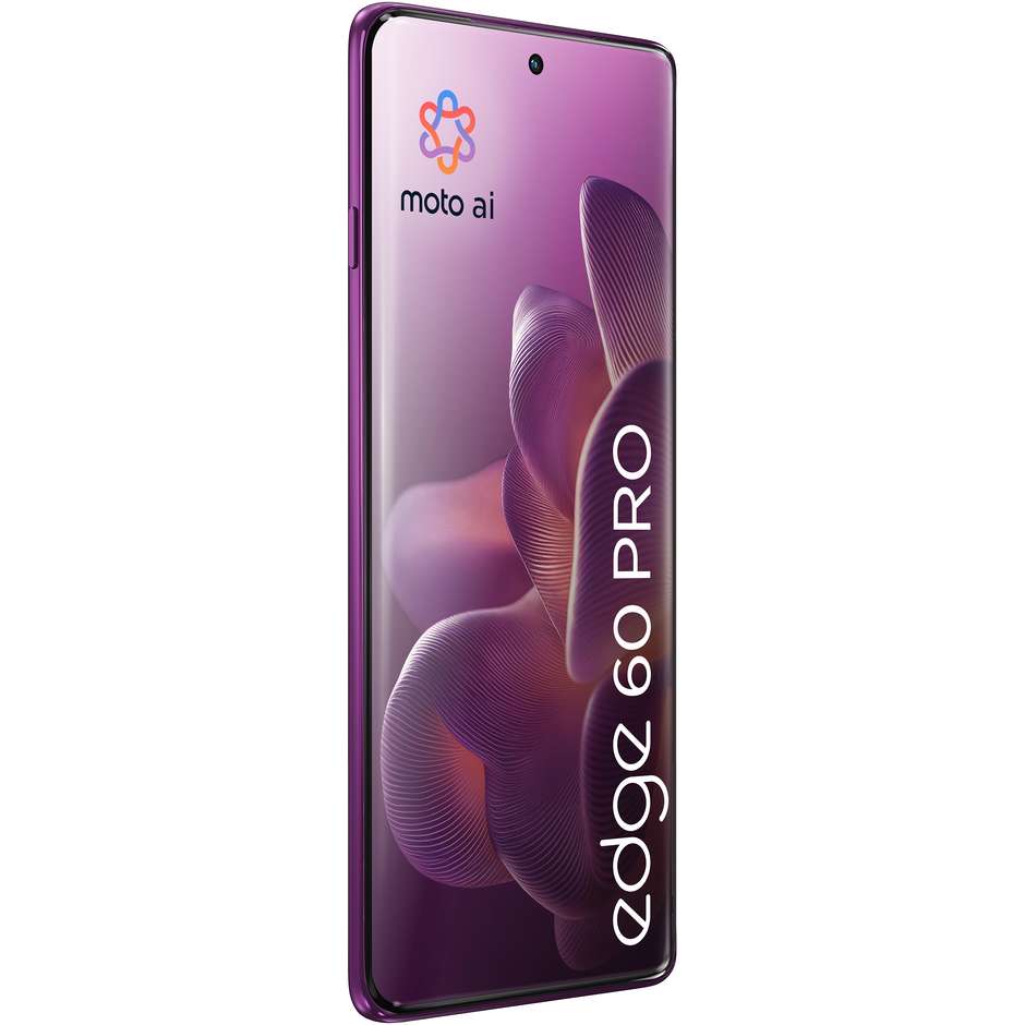 Motorola edge 60 pro Smartphone 5G 6.67" Ram 12 GB Memoria 512 GB Android 15 Colore Viola