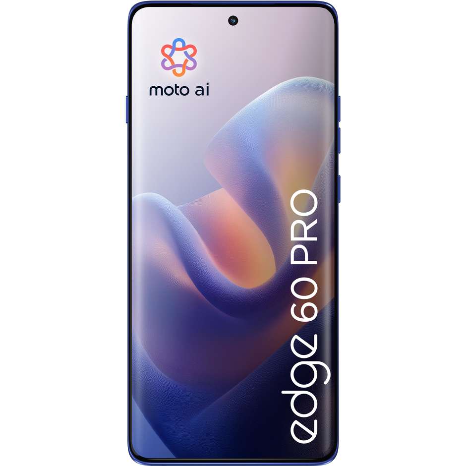 Motorola Edge 60 pro Smartphone 5G con Moto AI 6.67" Ram 12 GB Memoria 512 GB Colore Blu