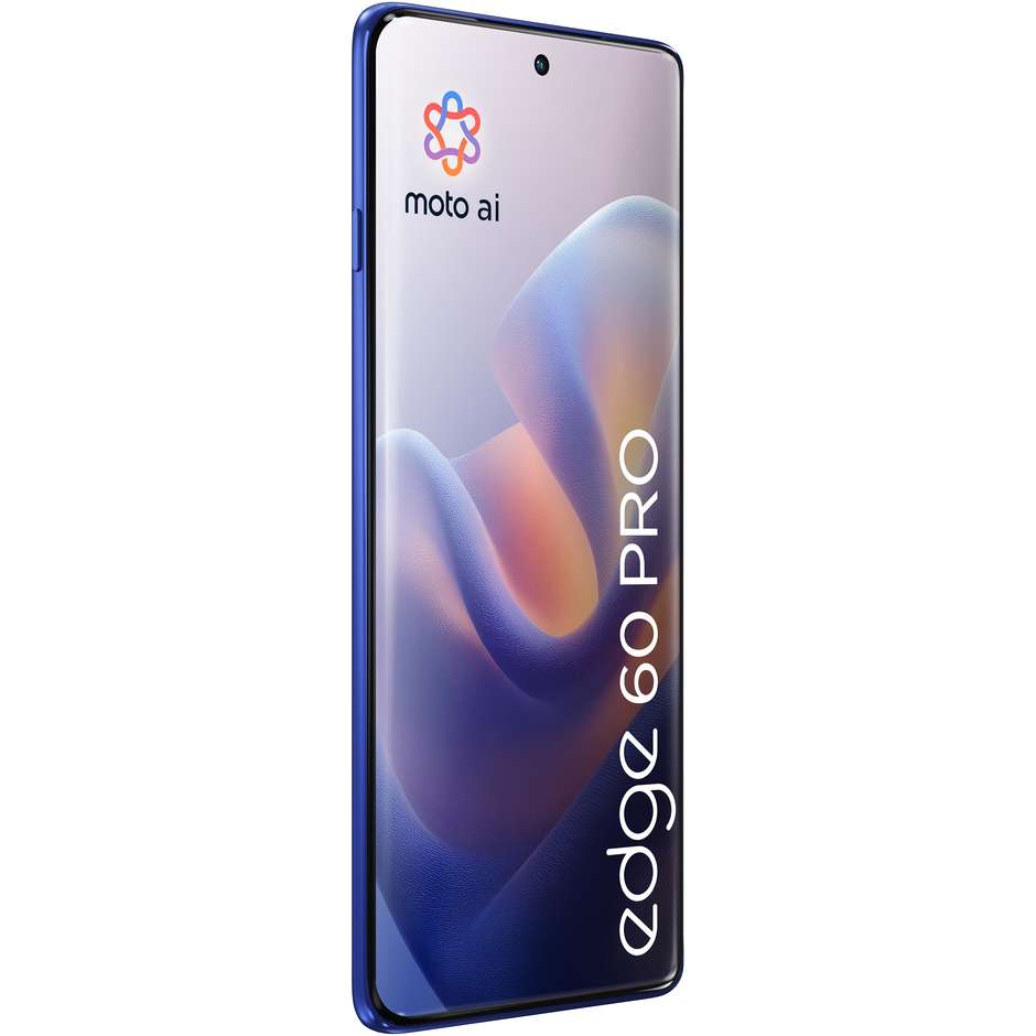 Motorola Edge 60 pro Smartphone 5G con Moto AI 6.67" Ram 12 GB Memoria 512 GB Colore Blu