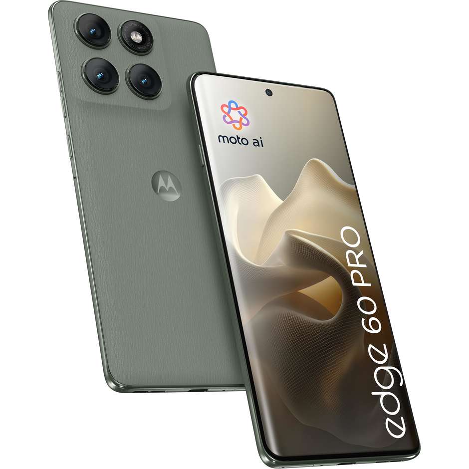Motorola Edge 60 pro Smartphone 5G con Moto AI 6.67" Ram 12 GB Memoria 512 GB Colore Grigio