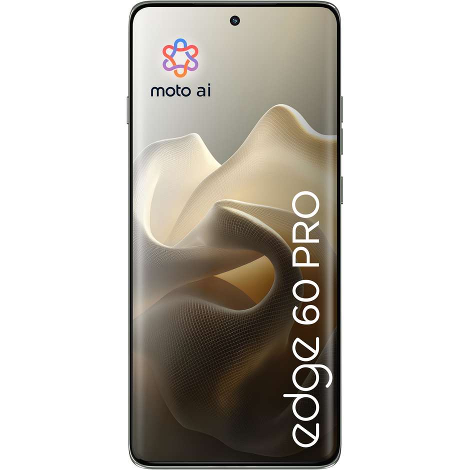 Motorola Edge 60 pro Smartphone 5G con Moto AI 6.67" Ram 12 GB Memoria 512 GB Colore Grigio