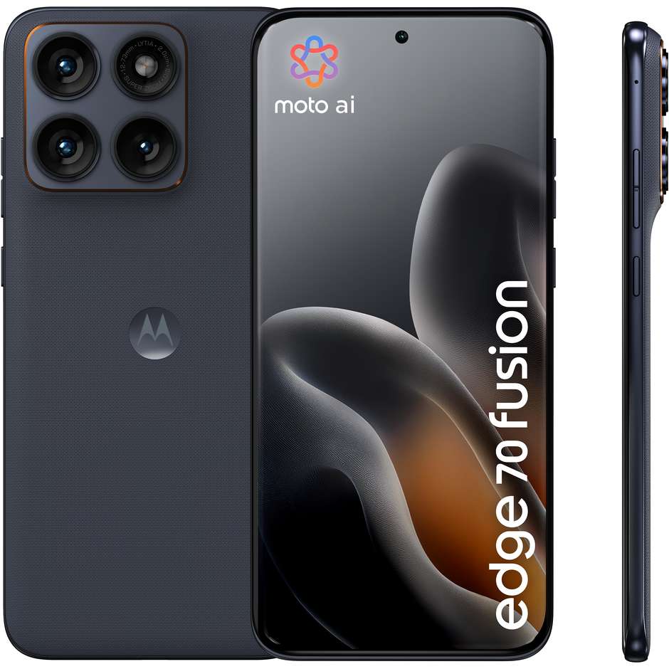 Motorola edge 70 fusion 5G 8 GB/256 GB PANTONE Silhouette, AMOLED da 6,78 pollici
