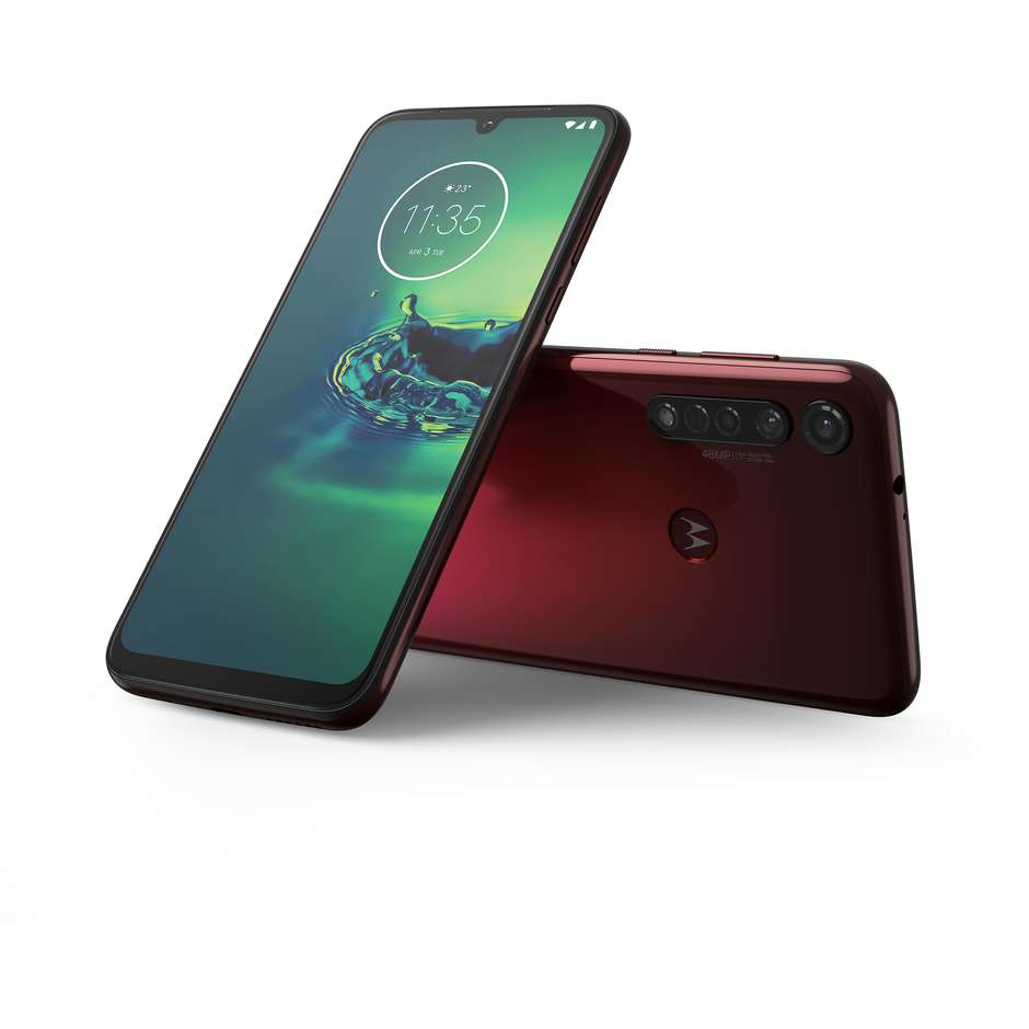 Motorola G8 plus Smartphone Dual Sim 6,3" memoria 64 GB Fotocamera 48 MP Android colore Rosa