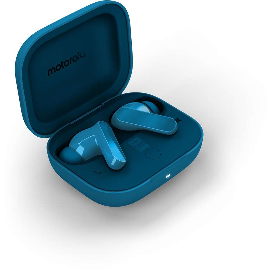 Motorola Moto Buds Bass Auricolari TWS ANC 43 Ore PANTONE Blue Jewel