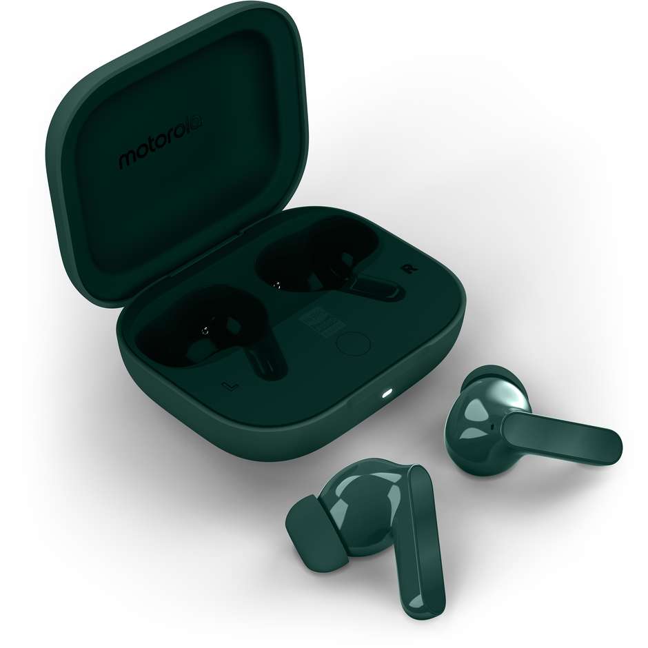 Motorola Moto Buds Bass Auricolari TWS Bluetooth 5.3 Verde