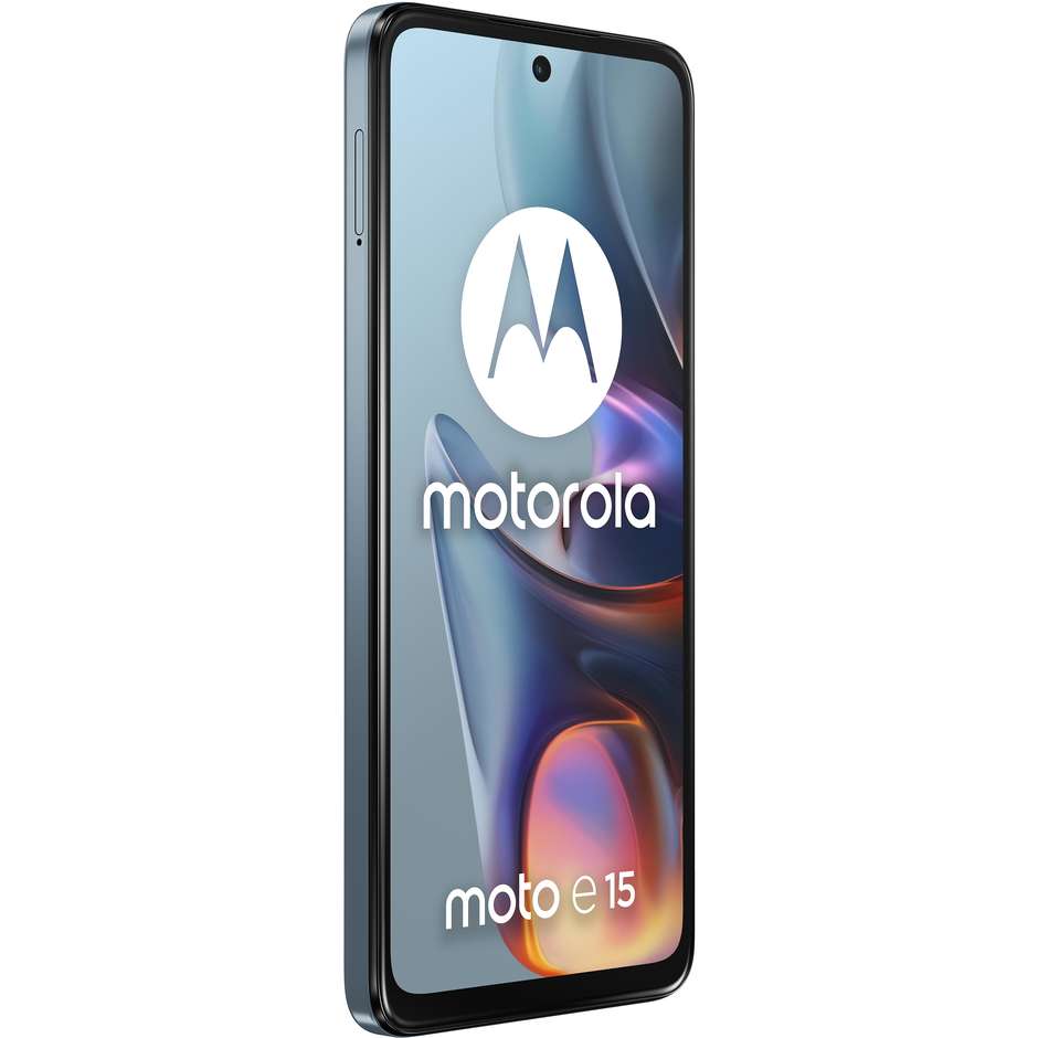 Motorola moto e15 Smartphone 4G 6.67" Ram 2 GB Memoria 64 GB Android 14 Colore Blu