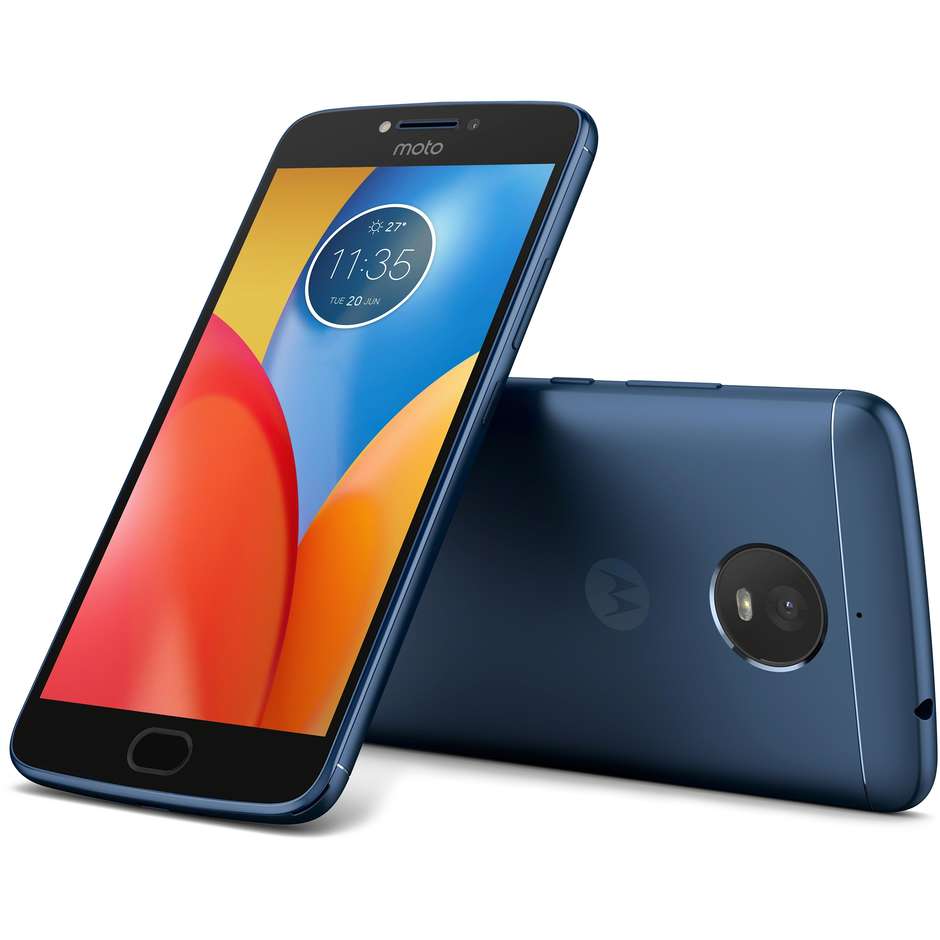 Motorola Moto E4 TIM Smartphone 5" HD memoria 16 GB Fotocamera 8MP 4G Lte Android colore Blu