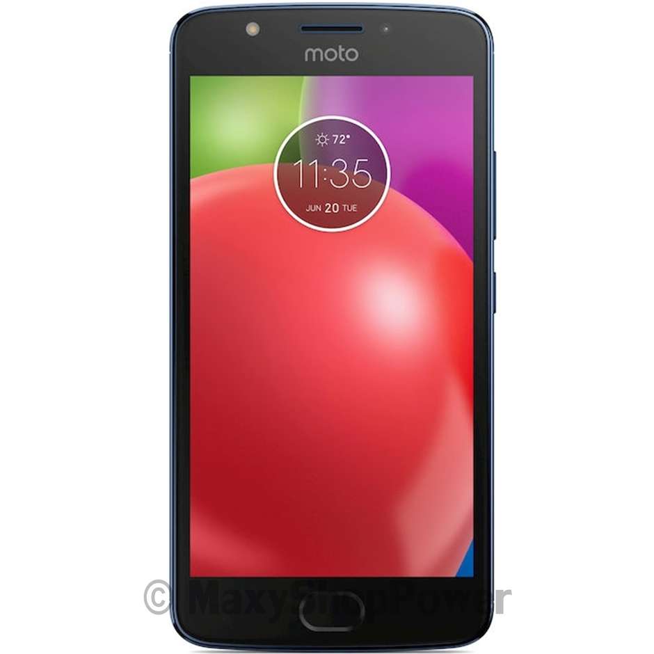 Motorola Moto E4 TIM Smartphone 5" HD memoria 16 GB Fotocamera 8MP 4G Lte Android colore Blu