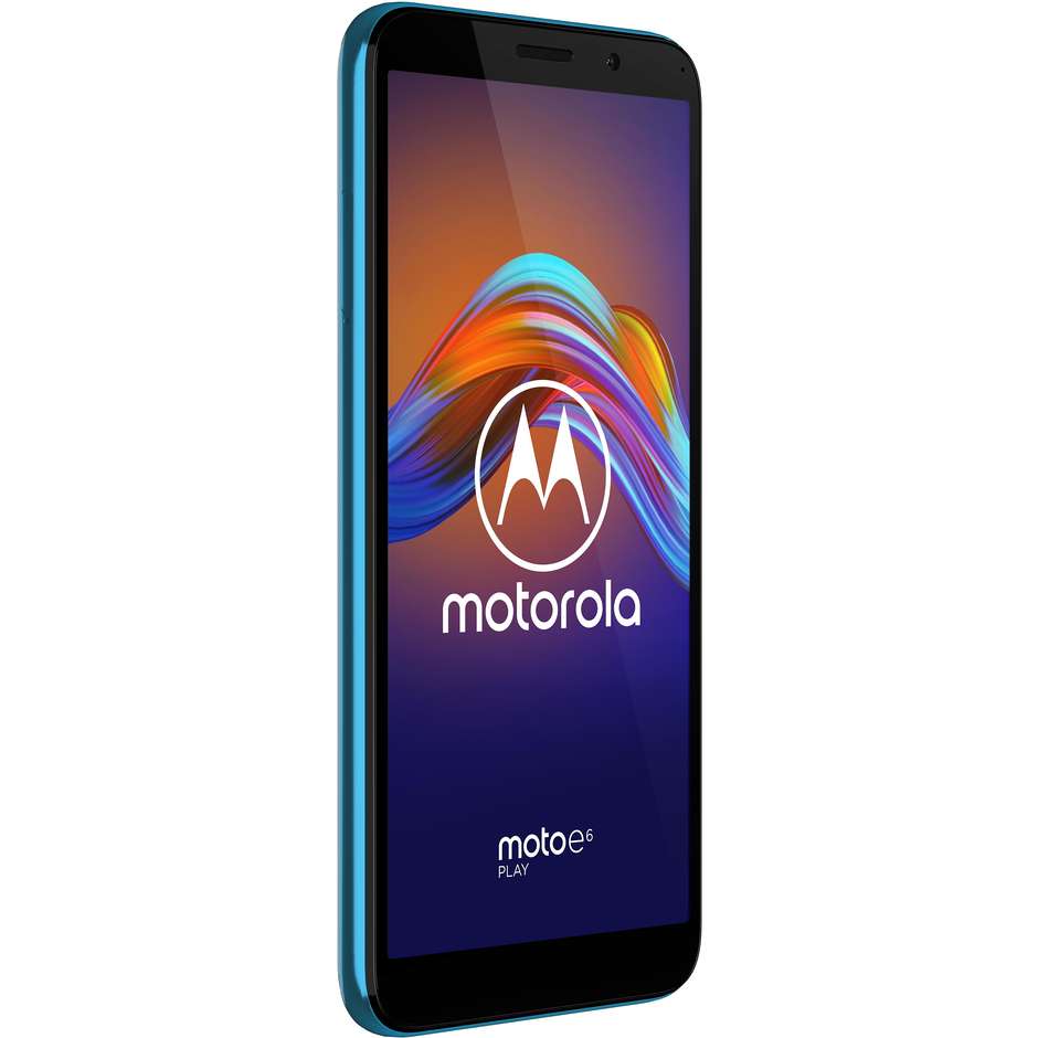 Motorola Moto e6 play Smartphone 5,5" HD memoria 32 GB ram 2 GB Android colore Blu
