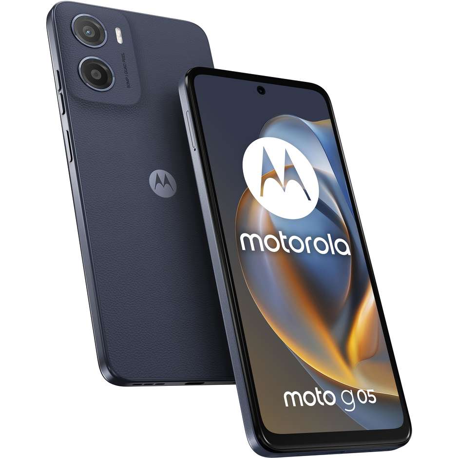 Motorola Moto G05 Smartphone 4G 16,9 cm (6.67") HD+ 90Hz 4 GB 256 GB Doppia SIM Android 15 5000 mAh Blu