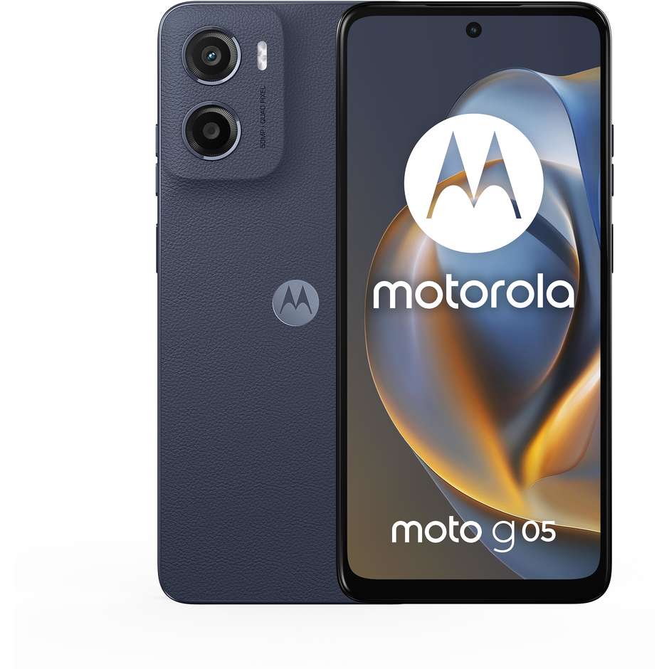 Motorola Moto G05 Smartphone 4G 16,9 cm (6.67") HD+ 90Hz 4 GB 256 GB Doppia SIM Android 15 5000 mAh Blu