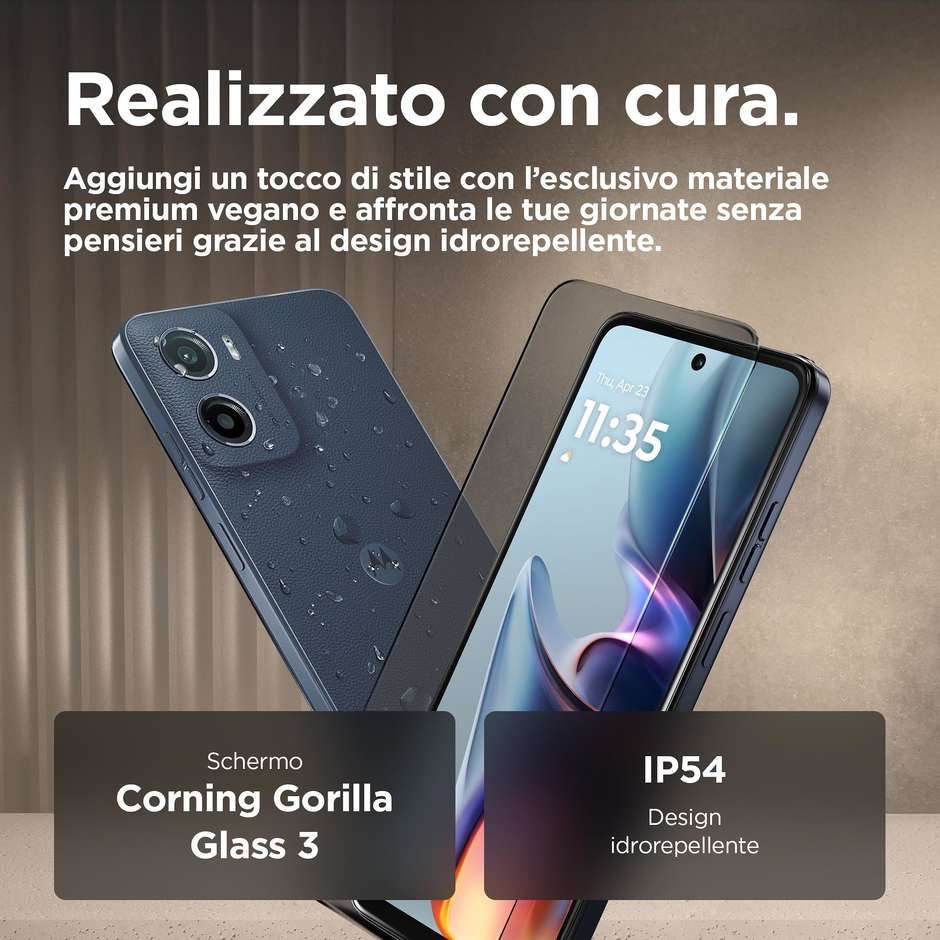 Motorola Moto G05 Smartphone 4G 16,9 cm (6.67") HD+ 90Hz 4 GB 256 GB Doppia SIM Android 15 5000 mAh Blu