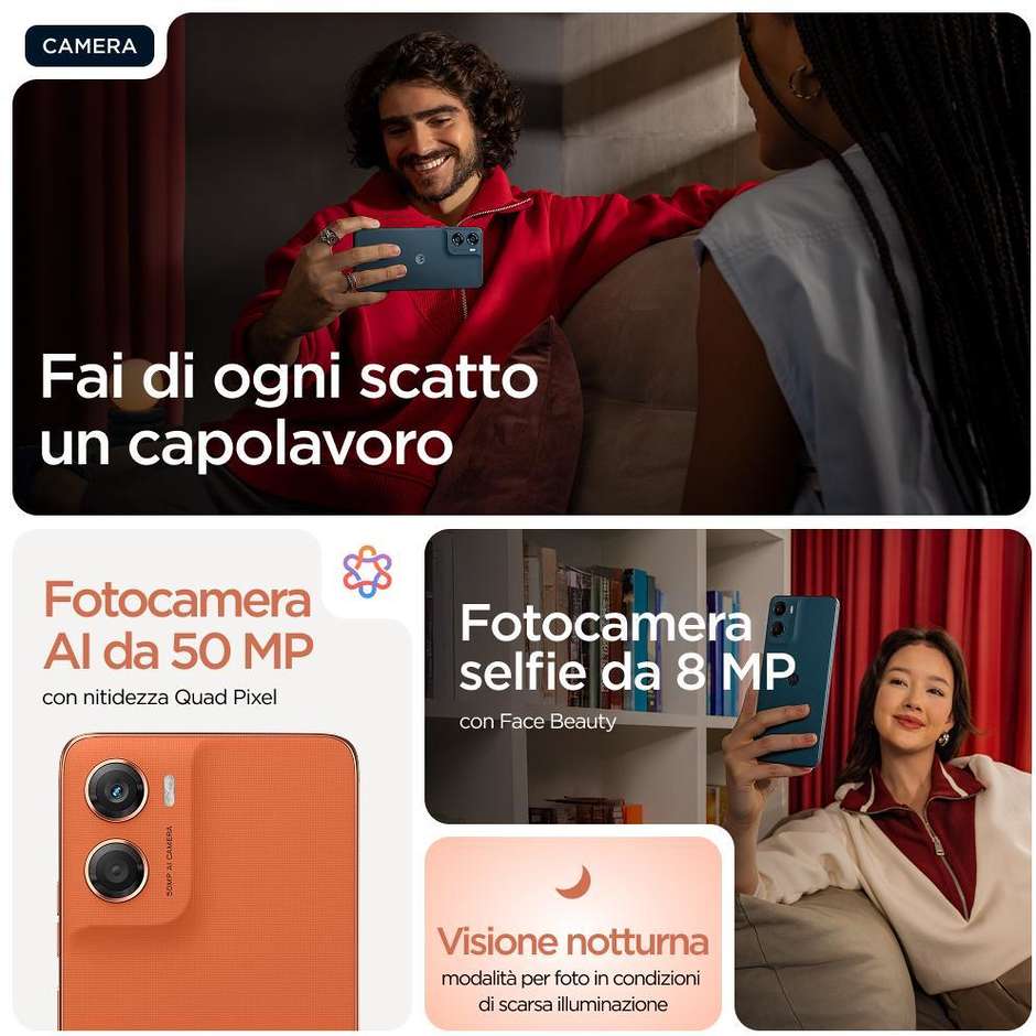 Motorola moto g06 4GB 256GB 6,88" 50MP Arabesque