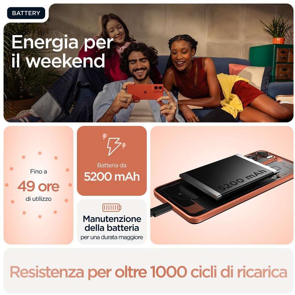 Motorola moto g06 4GB 256GB 6,88" 50MP Arabesque