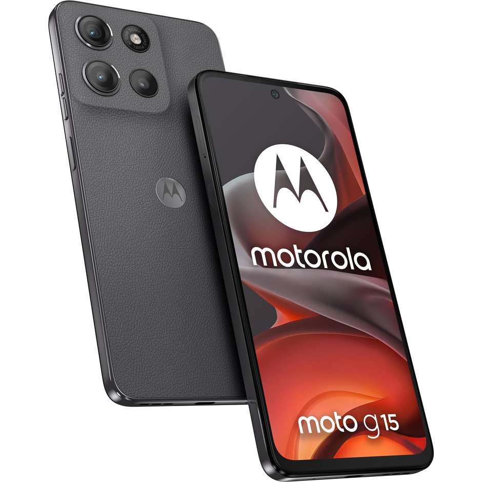 Motorola Moto G15 Smartphone 4G 17,1 cm (6.72") FHD+ 8 GB 256 GB Doppia SIM Android 15 5000 mAh Grigio