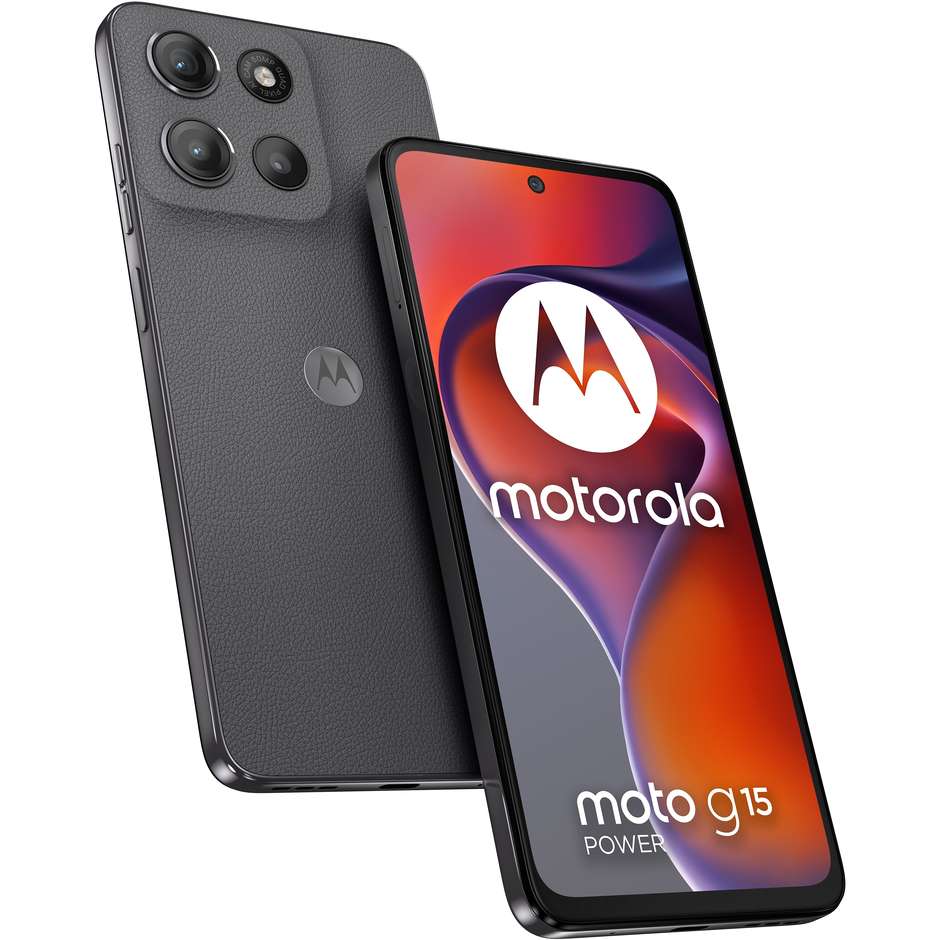 Motorola moto g15 Smartphone 4G 6.72" Ram 8 GB Memoria 512 GB Android 15 Colore Grigio