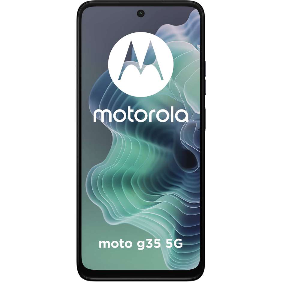 Motorola moto G35 Smartphone 5G 6.72" Ram 4 GB Memoria 256 GB Android 14 Colore Nero