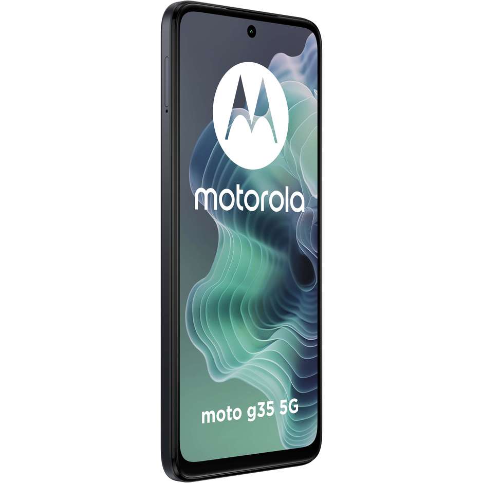 Motorola moto G35 Smartphone 5G 6.72" Ram 4 GB Memoria 256 GB Android 14 Colore Nero