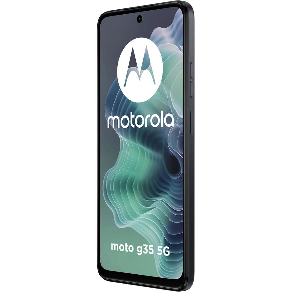 Motorola moto G35 Smartphone 5G 6.72" Ram 4 GB Memoria 256 GB Android 14 Colore Nero