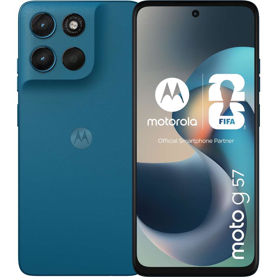 Motorola Moto G57 Smartphone 5G 17,1 cm (6.72") FHD+ 120Hz 8 GB 256 GB Doppia SIM 50 MP 5000 mAh Verde