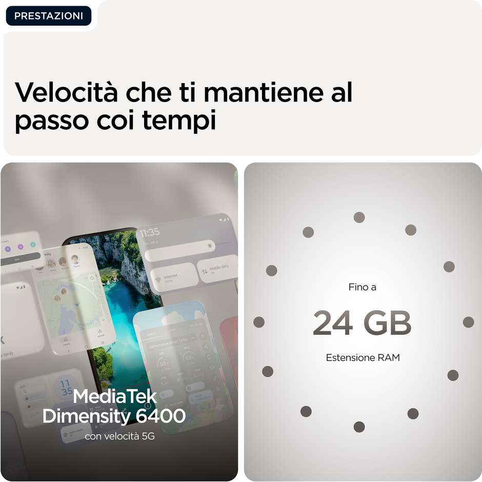 Motorola Moto G77 Smartphone 5G 17,3 cm (6.8") AMOLED 120Hz 8 GB 256 GB Doppia SIM 5000 mAh Verde (Black Olive)